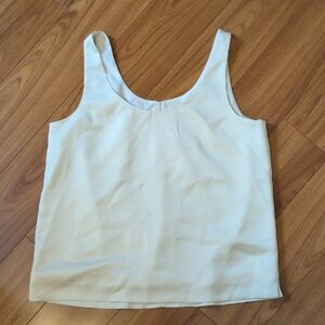 J. Crew Cream Satin Camisole Top